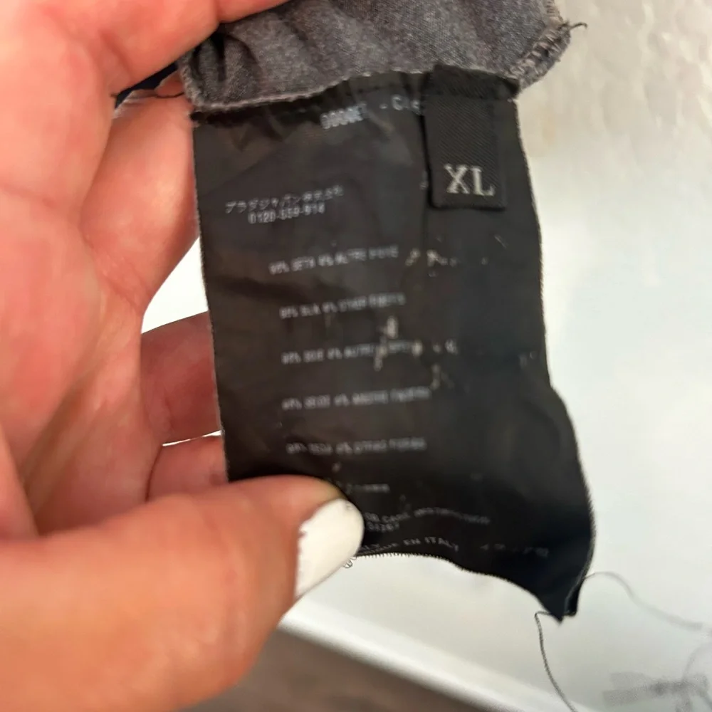 Prada Men's Charcoal Polo Shirt - Picture 5 of 7